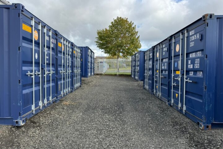 outdoor business self storage units